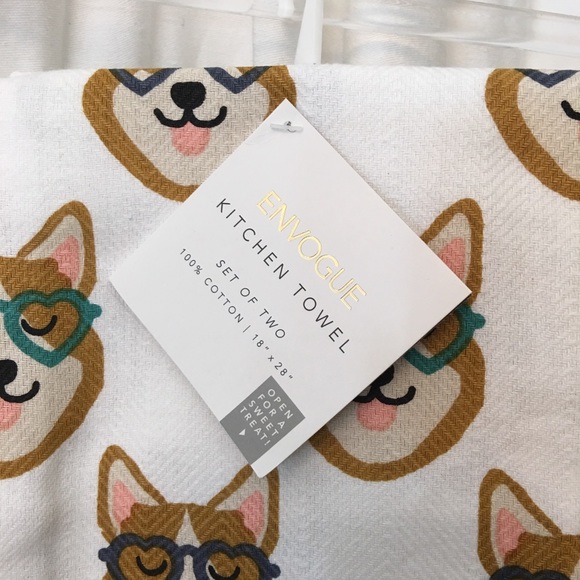 Corgi kitchen towels - Picture 2 of 2
